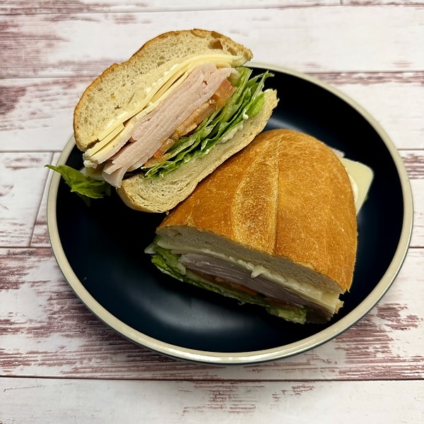 Turkey and Swiss Sandwich